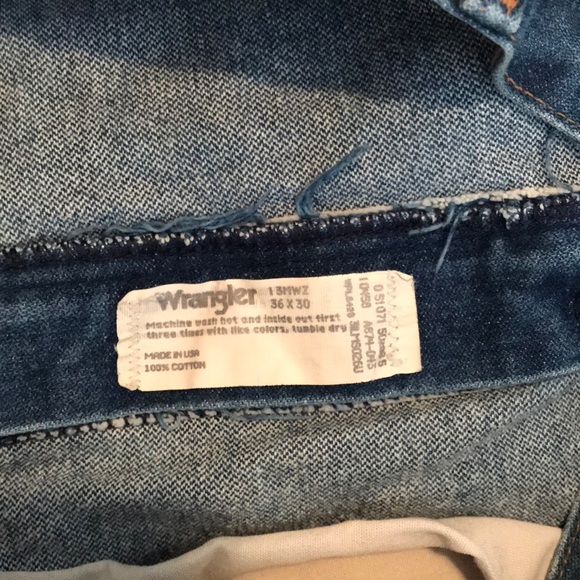 Vintage Wrangler Denim Blue Jeans 36x30 - Picture 4 of 4